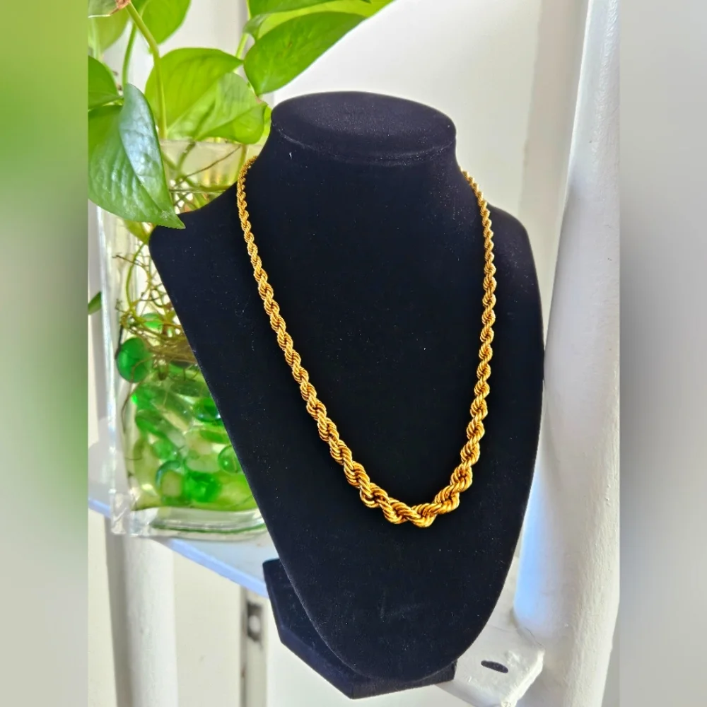 Napier Gold Rope Chain - Picture 8 of 9